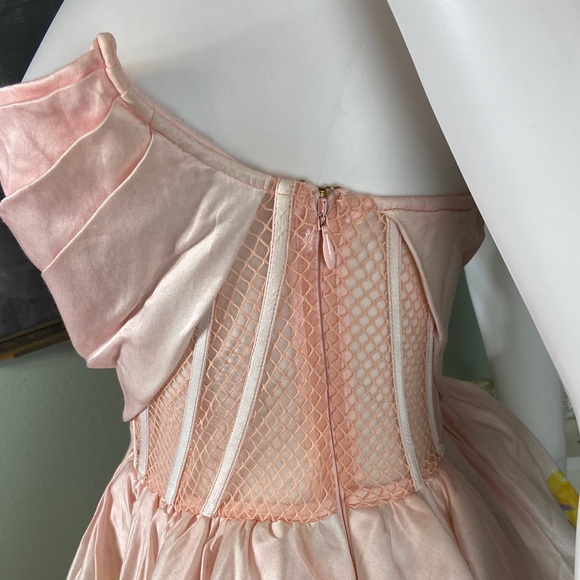 Floral Strapless Dress in Pink - Picture 6 of 16